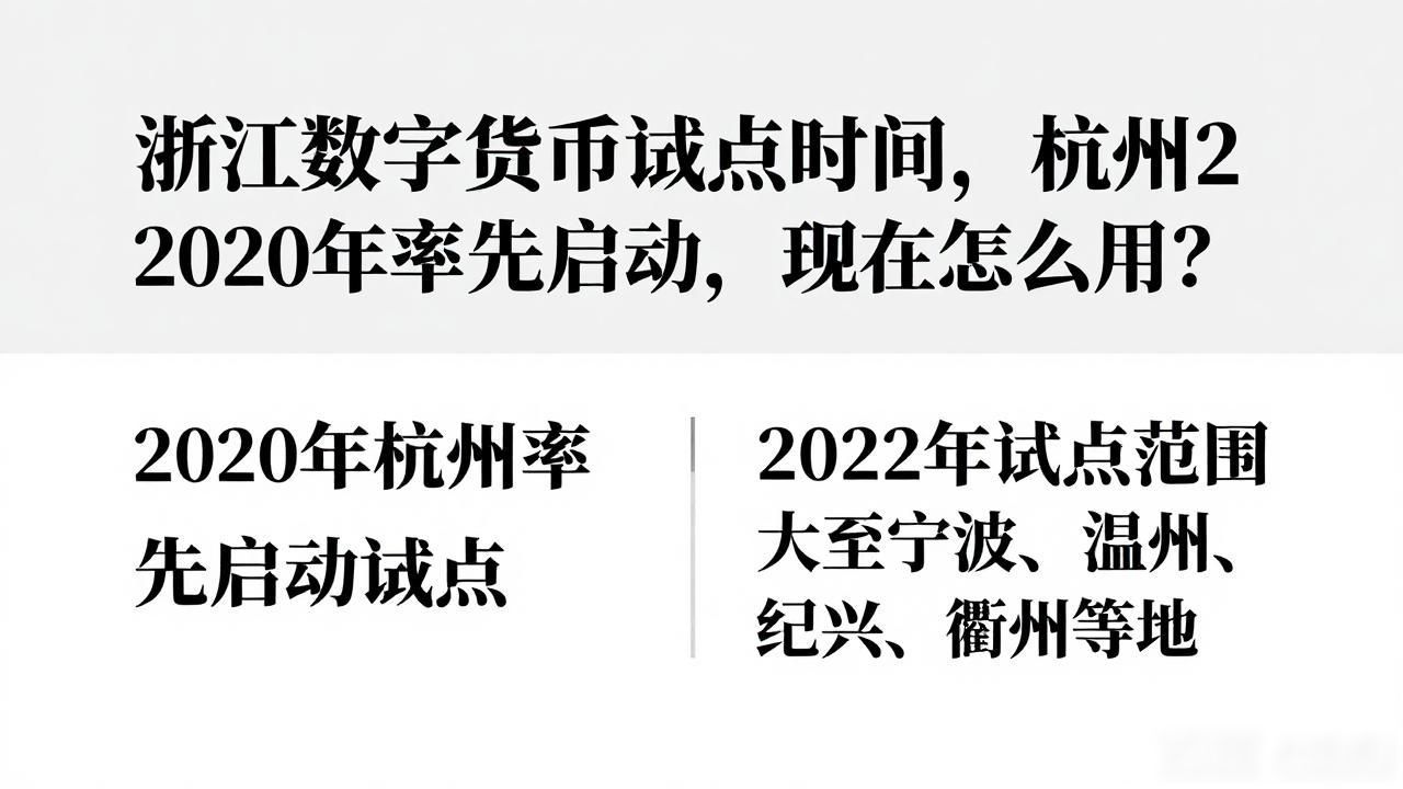 浙江数字货币试点时间_杭州数字人民币应用_浙江数字人民币试点